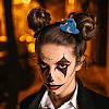 3pcs 3 Colors Halloween Imitation Leather Hair Accessories PHAR-CL0001-01-5