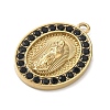 304 Stainless Steel & Rhinestone Pendants STAS-G371-09E-02G-2