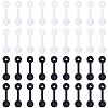 300Pcs 2 Colors Plastic Anti-theft Buckles FIND-CY0001-55A-1