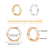 80Pcs 2 Colors Brass Bead Frames KK-PH0001-05-5