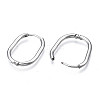 Tarnish Resistant 201 Stainless Steel Huggie Hoop Earrings STAS-S103B-33P-2