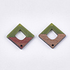 Resin & Walnut Wood Links connectors RESI-S367-15C-2