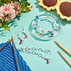 Knitting Row Counter Chains & Locking Stitch Markers Kits HJEW-AB00532-5