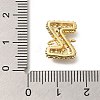 Brass Micro Pave Cubic Zirconia Links KK-I717-04Z-3