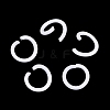 Spray Painted Iron Open Jump Rings IFIN-T017-04C-20-1
