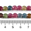 Natural White Jade Imitation Tourmaline Beads Strands G-H062-B01-02-5