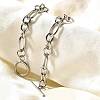 Tarnish Resistant Unisex 304 Stainless Steel Figaro Chain Bracelets X-BJEW-H541-06A-P-4