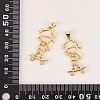 5Pcs Rack Plating Brass Micro Pave Cubic Zirconia Pendants ZIRC-SZ0003-73-8