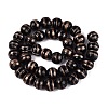 Handmade Gold Sand Lampwork Beads Strands LAMP-Q041-10A-2