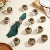 12Pcs 6 Styles Grass Napkin Rings AJEW-NB00025-3