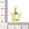 Brass Micro Pave Cubic Zirconia Pendants KK-Q040-02A-G-3