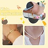 6Pcs 3 Styles Brass Spring Gate Rings KK-CJ0004-29-7