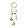 Iron Witch Bells Protection for Door Knob Hanger HJEW-JM00915-1
