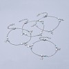 304 Stainless Steel Charm Anklets AJEW-AN00265-1