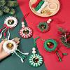 Christmas Theme DIY Cotton Threads Pendant Decoration Making Kits DIY-SC0028-31-3