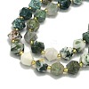 Natural Tree Agate Beads Strands G-I376-A36-01-3