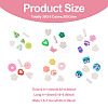 30G 6 Colors Handmade Polymer Clay Cabochons CLAY-TA0001-17-12