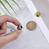 4Pcs 2 Colors Brass European Beads KK-NB0004-18-3