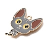 Alloy Enamel Pendants FIND-E047-02KCG-06-2