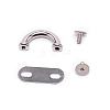 Aluminum Alloy Bag Hanger D Buckles FIND-WH0082-68B-1