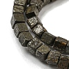 Natural Pyrite Beads Strands G-F631-K29-4