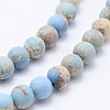 Natural Imperial Jasper Beads Strands G-K232-8mm-01-4