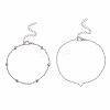 Heart Alloy Link Double Layer Anklets for Women FS-WGF1FB1-02-2