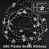 ABS Plastic Beads Ribbons OCOR-WH0066-82B-2