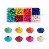 Kissitty 400Pcs 8 Colors Synthetic Turquoise Beads Strands TURQ-KS0001-01-13