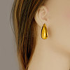 304 Stainless Steel Teardrop Stud Earrings VH8454-2-1