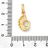 Brass Micro Pave Cubic Zirconia Pendants KK-S517-01C-G-3