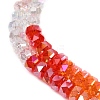 Electroplate Glass Beads Strands EGLA-B011-04B-01-3