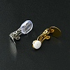 304 Stainless Steel Clip-on Earring Findings STAS-FS0001-59-2
