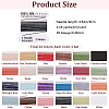 24Pcs 24 Colors Pure Silk Cord OCOR-BBC0001-05-2