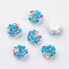 Spray Painted Resin Cabochons CRES-Q190-01-2