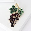 Grape Rhinestone Pins PW-WG39673-01-3