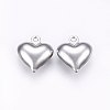 Tarnish Resistant 304 Stainless Steel Charms X-STAS-E438-19P-1