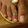 Brass Toe Cuff Rings for Women FS-WGFB02D-01-1