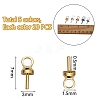 100Pcs 5 Colors Brass Cup Peg Bails Pendants KK-SZ0005-26-2