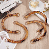 4Pcs Resin Imitation Bamboo Bag Handles DIY-BBC0002-91B-4