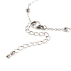 Handmade Brass Satellite Chain Bracelets Making Accessories AJEW-JB01025-01-4