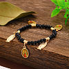 Virgin Mary Theme Alloy Charm Bracelets FS-WG13DD4-02-1