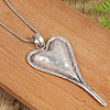 Bohemian Style Heart Alloy Pendant Necklaces for Women FS-WG80BF4-01-2