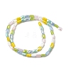 Electroplate Glass Beads Strands EGLA-D300-05-03-2