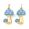 Brass Enamel Pendants KK-CBA3297-09G-D-1