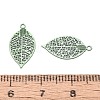 Spray Painted Hollow 430 Stainless Steel Pendants STAS-N121-07B-3