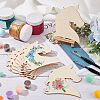 Unfinished Wood Pieces DIY-WH0430-025D-5