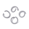 Spray Painted Iron Open Jump Rings IFIN-T017-04B-29-1