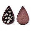 Eco-Friendly Cowhide Leather Big Pendants FIND-S301-41C-08-1