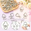 28Pcs 7 Styles Alloy Swivel Clasps FIND-CJ0005-59-3
